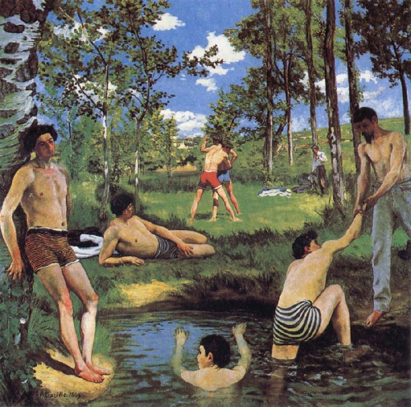 Frederic Bazille Bathers oil painting picture